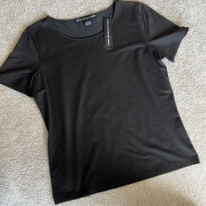 NWT Ellen Tracy black shirt- womens small